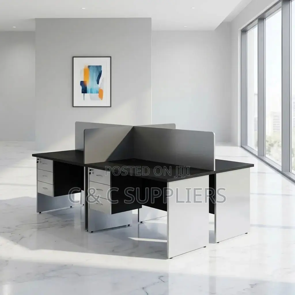 4-Seater Customized Workstation With Drawers