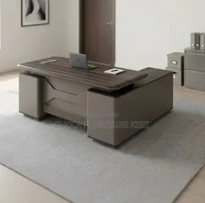 Solid Pure Wood Director's L-Shaped Desk