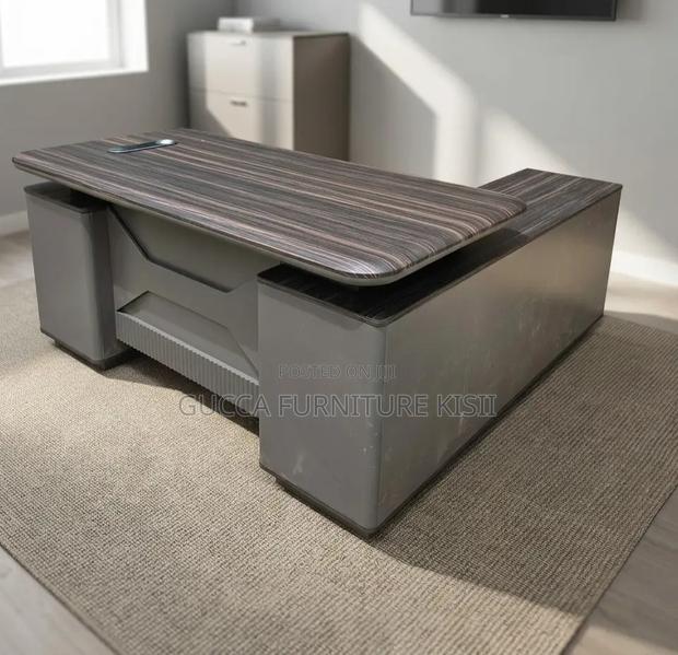 Solid Pure Wood Director's L-Shaped Desk - thumbnail 3
