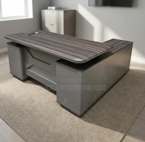 Solid Pure Wood Director's L-Shaped Desk - thumbnail 5