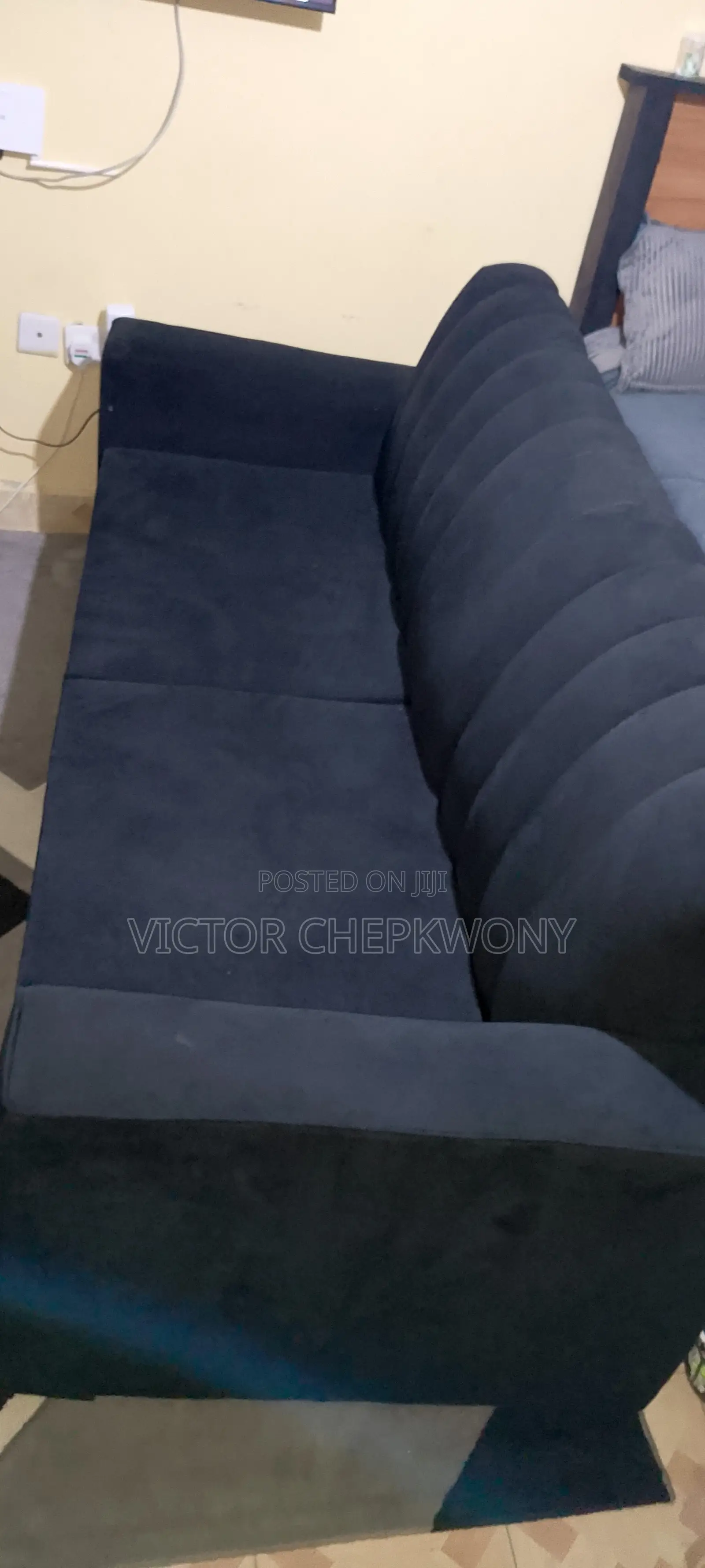 3 Seater Velvet Sofa