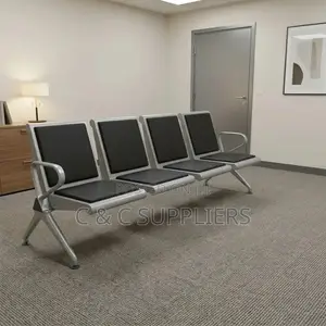4-Seater Heavy Duty Hospital Waiting Bench.