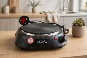 Olelon Single Hot Plate Electric Cooker - 1500W - Portable - Black