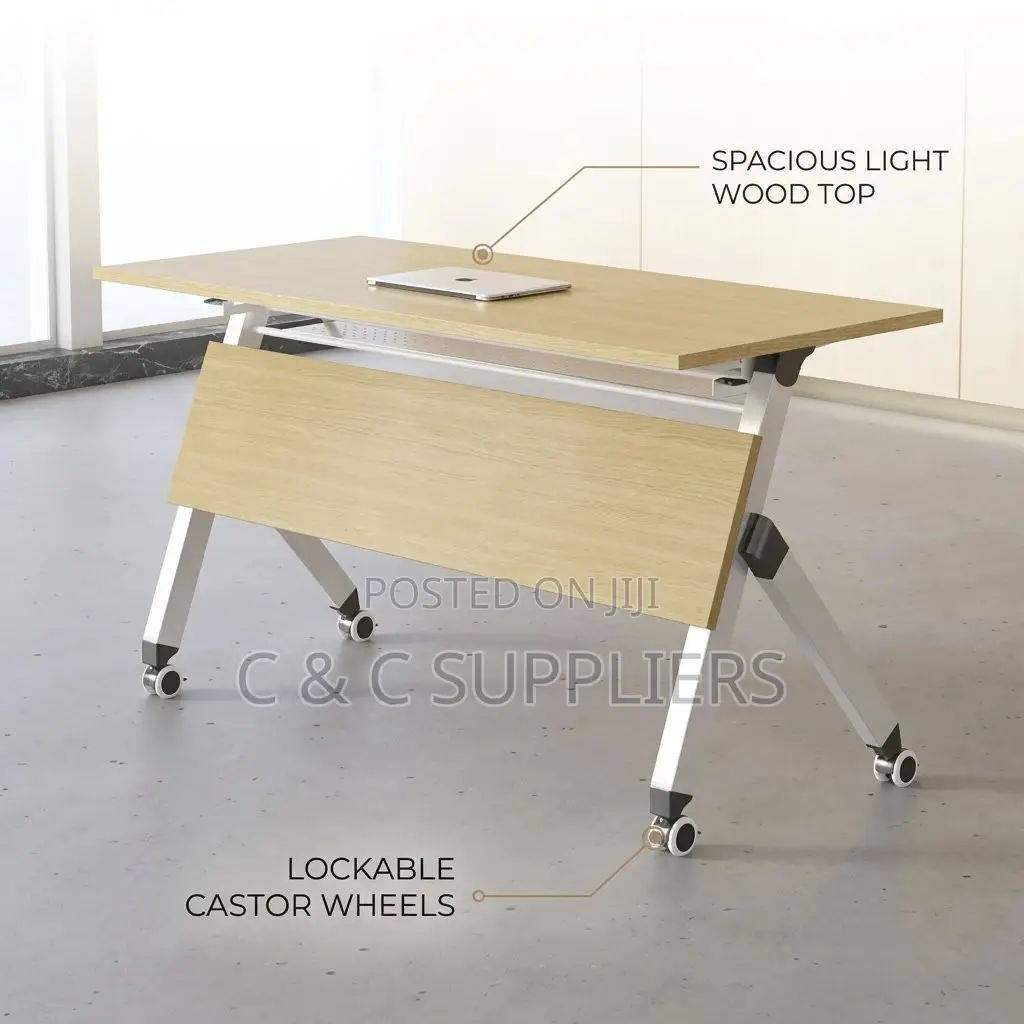Brown Folding Conference Table-1200mm