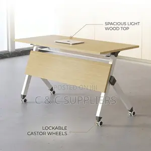 Brown Folding Conference Table-1200mm