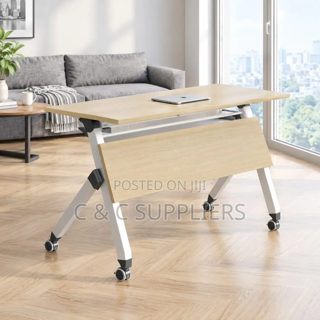 Brown Folding Conference Table-1200mm