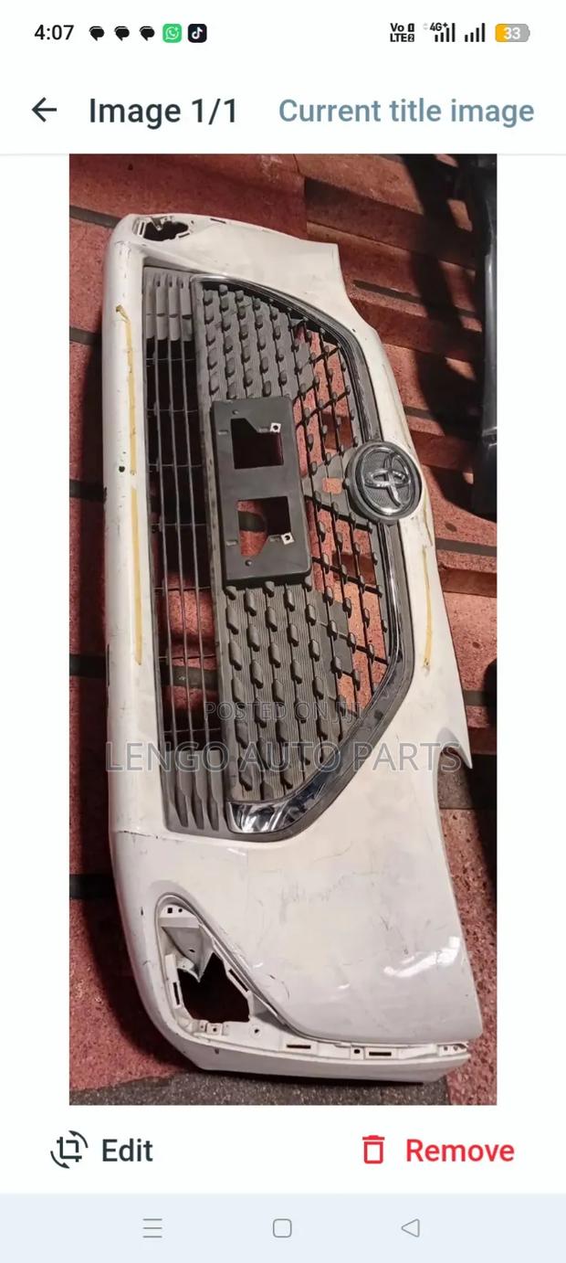 Toyota Sienta 2018 Front Bumper - thumbnail 2