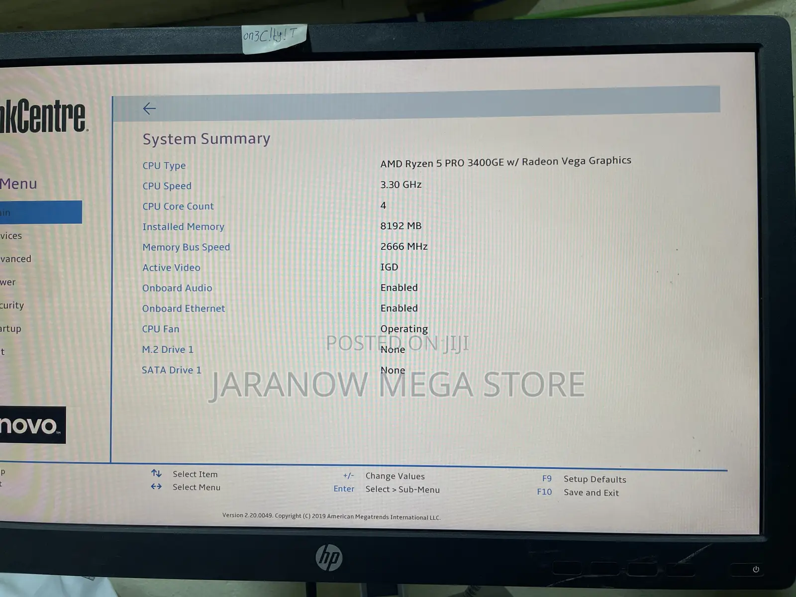 Desktop Computer Lenovo ThinkCentre M700 8GB AMD Ryzen 5 SSD 256GB