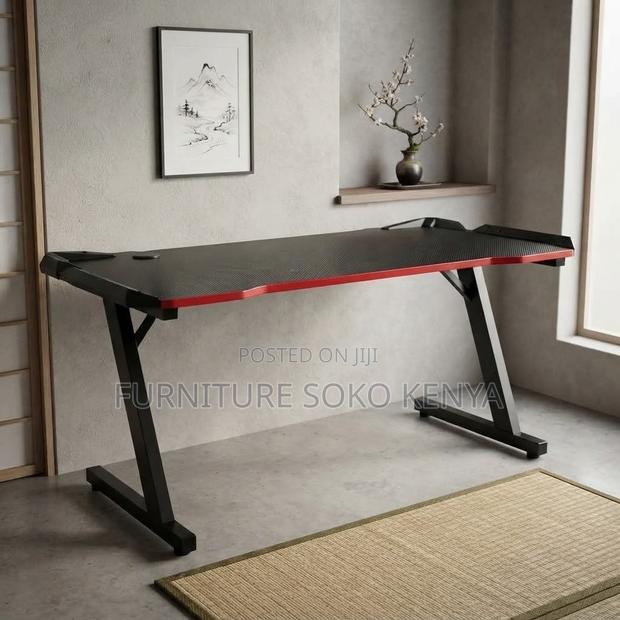 Office Desk: Generic Imported Home Office PC Gaming Desk - thumbnail 4