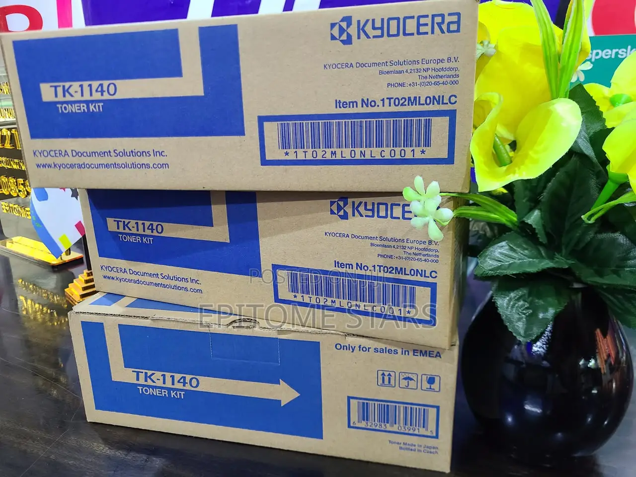 Kyocera TK-1140 Long-Lasting Black Toner