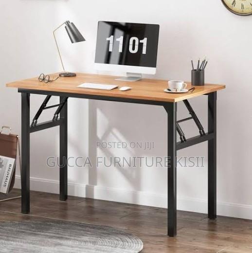 Contemporary 1200mm MDF Top Foldable Table - thumbnail 2