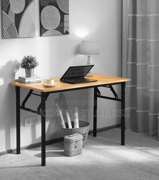 Contemporary 1200mm MDF Top Foldable Table - thumbnail 4