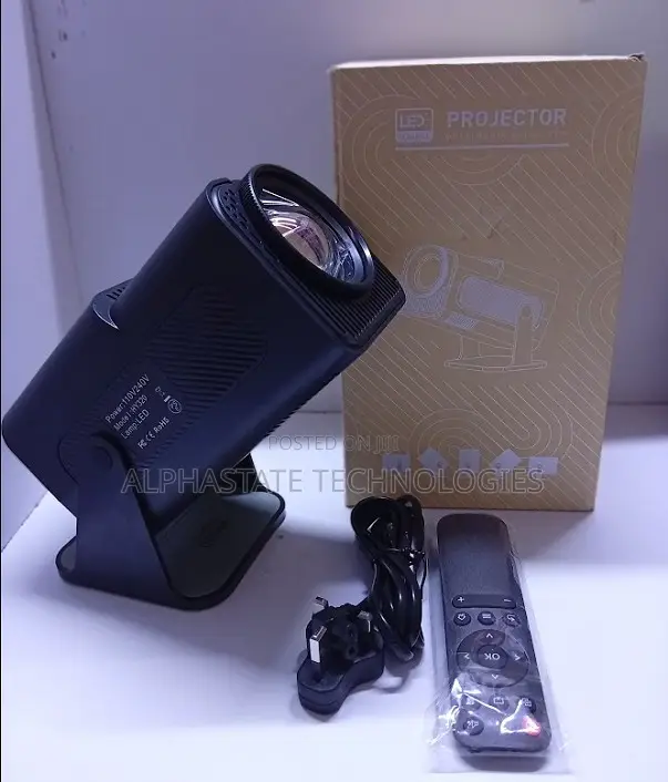Compact 180-Degree Rotatable Stand Hy-320 Smart LED Projector