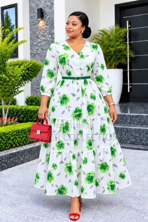 Elegant Long Floral Dresses