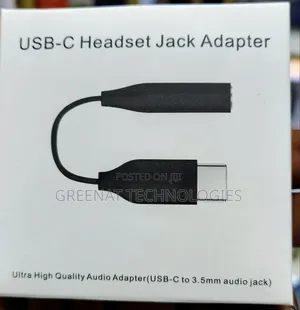 USB-C to 3.5mm Headphone Jack Adapter USB-C Headset Jack Audio Adapter