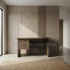 Office Desk; 1200mm Secure Work-From-Home Desk With Locking Drawer