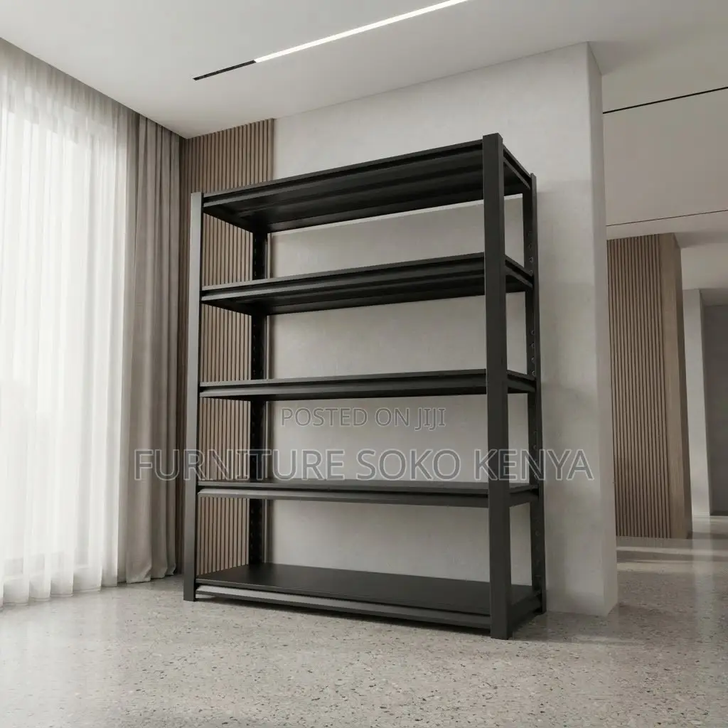 Five-Tier Steel Industrial Shelving Organizing Rack