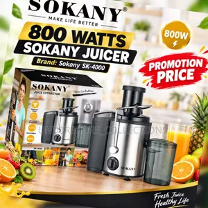800 Watts Sokany Juice Extractor