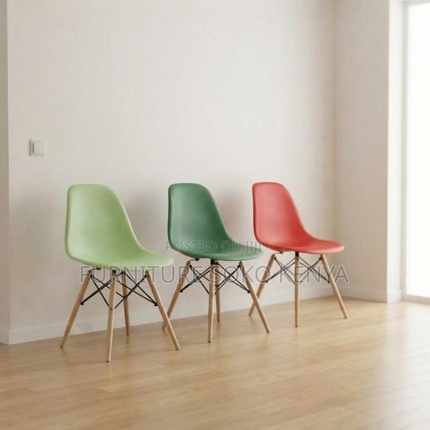 Home Chairs; Armless Eames Side Dining Chairs - thumbnail 4