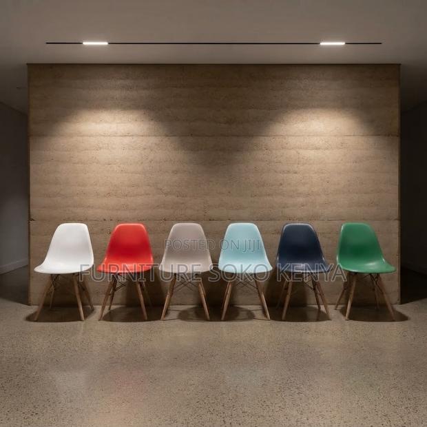 Home Chairs; Armless Eames Side Dining Chairs - thumbnail 6