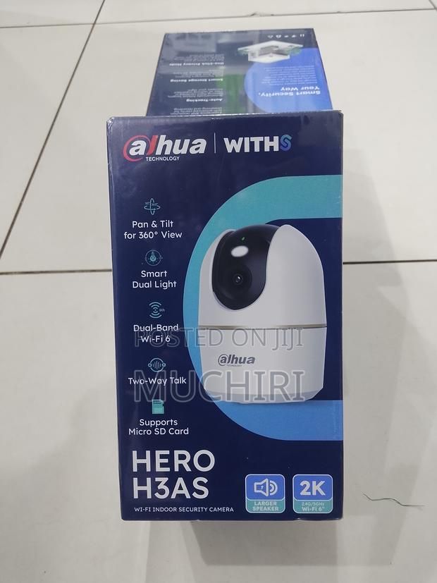 Dahua Hero H3AS 2K Smart Wi-Fi 6 Indoor CCTV Camera – 3MP Lens