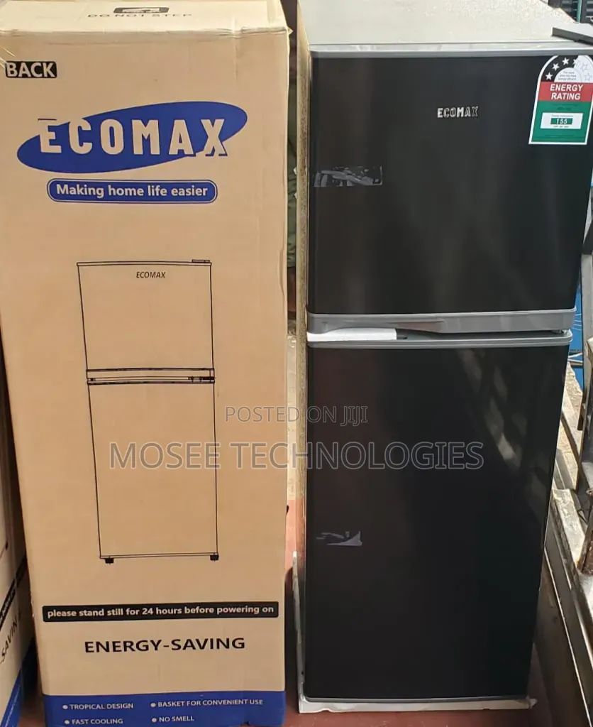 Ecomax 108L Double Door Fridge