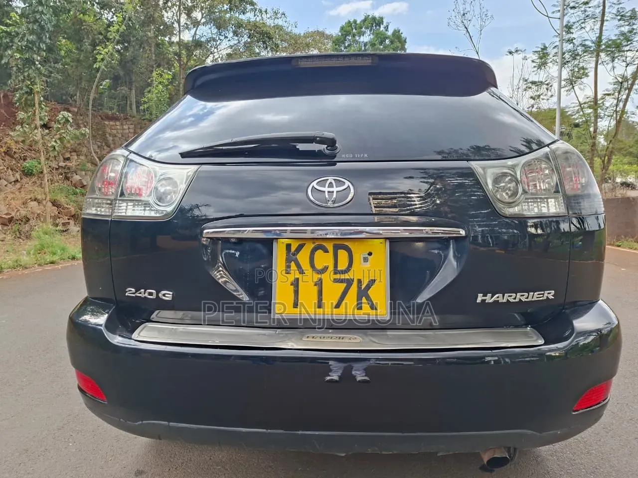 Toyota Harrier 2.4 2008 Black