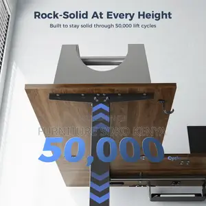 Office Desk; 1.4 Meter Electric L Shape Table With 2 Control Motors