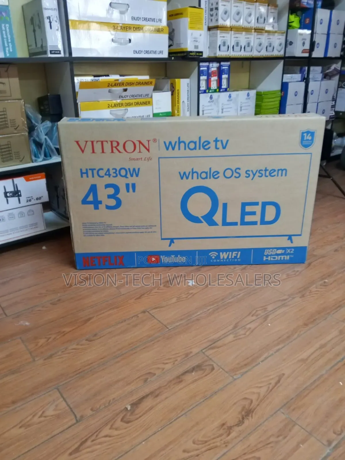 Vitron 43′′ Smart Whale OS TV