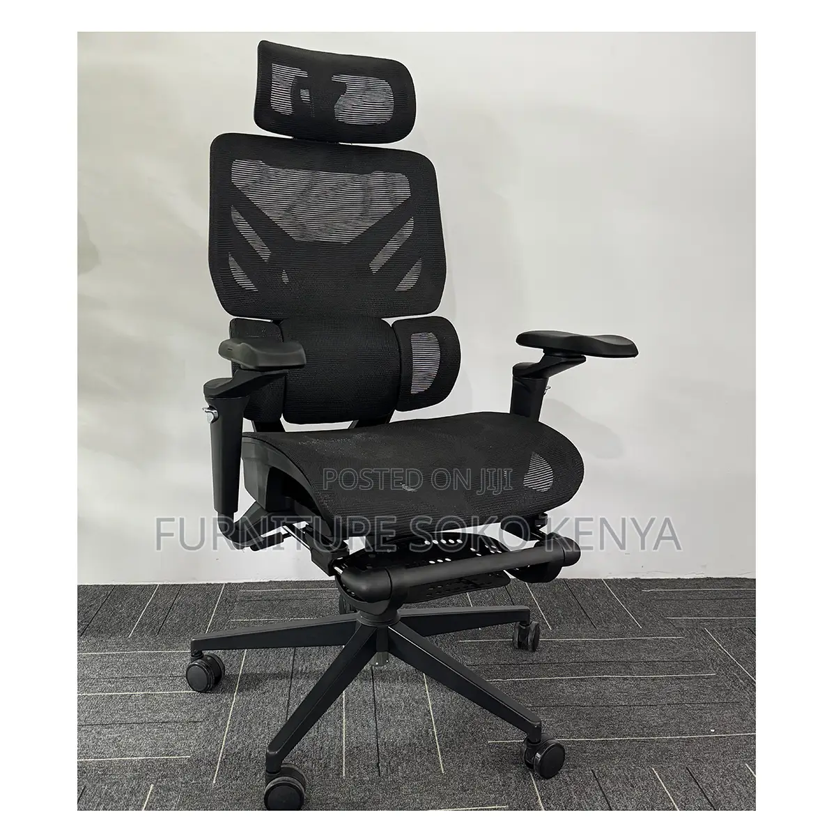 Office Chairs; Adjustable Mesh Orthopedic Chair With Footrest