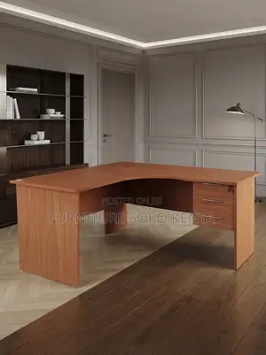 Office Desk; 1200mm Curved Generic Offices Room Study Desk