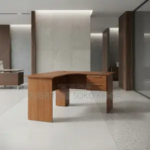 Office Desk; 1200mm Curved Generic Offices Room Study Desk