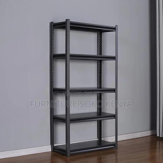 Storage Unit; Adjustable 5-Shelf Steel Storage Rack - thumbnail 2