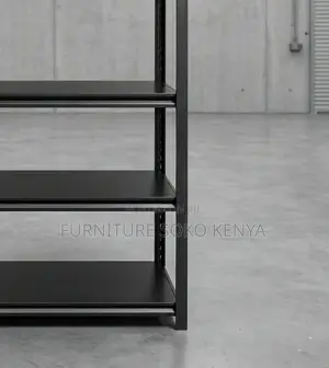 Storage Unit; Adjustable 5-Shelf Steel Storage Rack