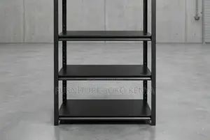 Storage Unit; Adjustable 5-Shelf Steel Storage Rack