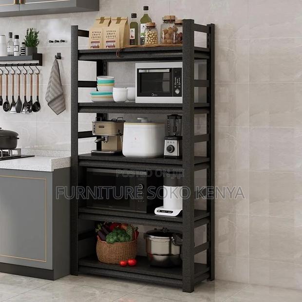 Storage Unit; Adjustable 5-Shelf Steel Storage Rack - thumbnail 10