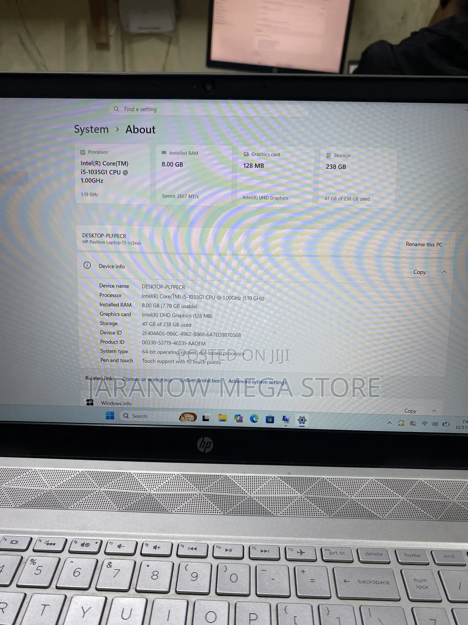 Laptop HP 15 8GB Intel Core i5 SSD 256GB