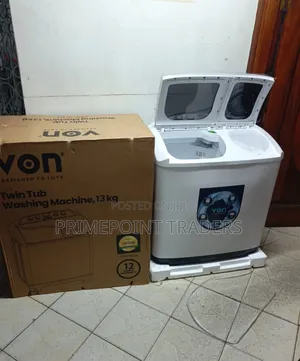 Von 13KG Twin Tub Washer – Reliable Laundry Performance
