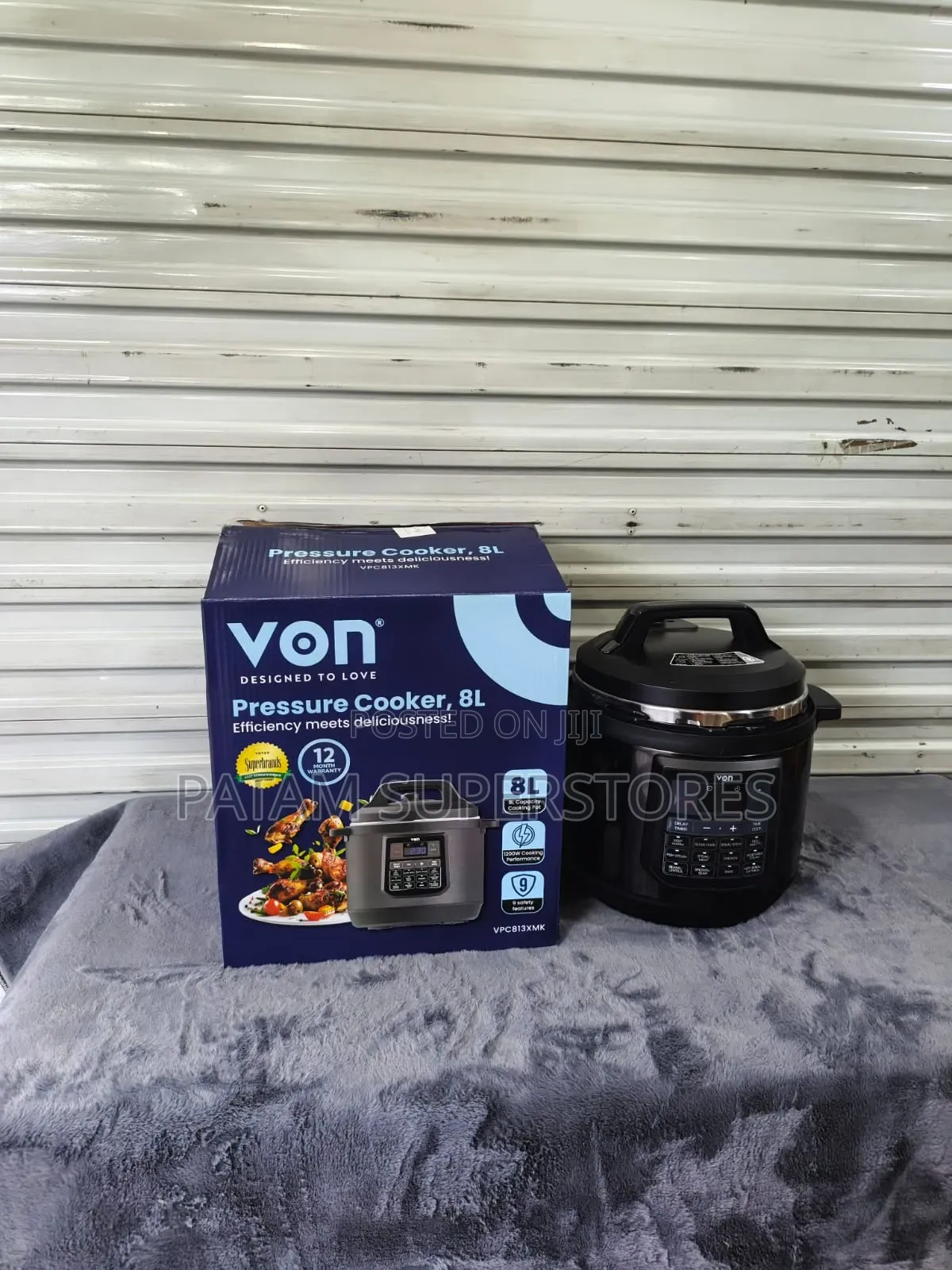 Von Pressure Cooker/ Multi Cooker 8L