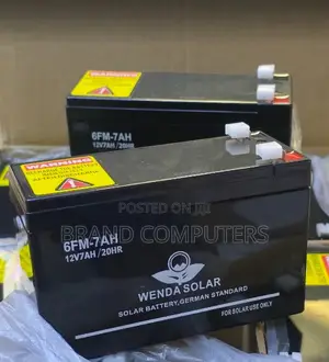 UPS Batteries Wenda Solar 12v7ah/20hr Rechargeable Battery