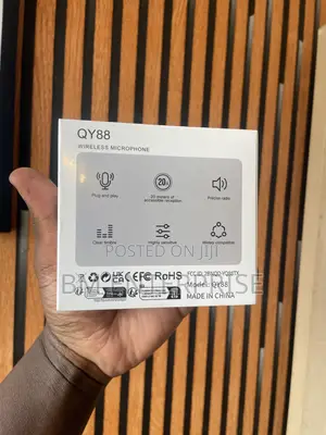 QY88 Magnetic Dual Wireless Microphones