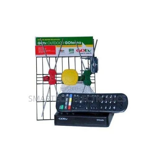 Gotv Decoder + Grid Antenna (1YR WRTY) - Black