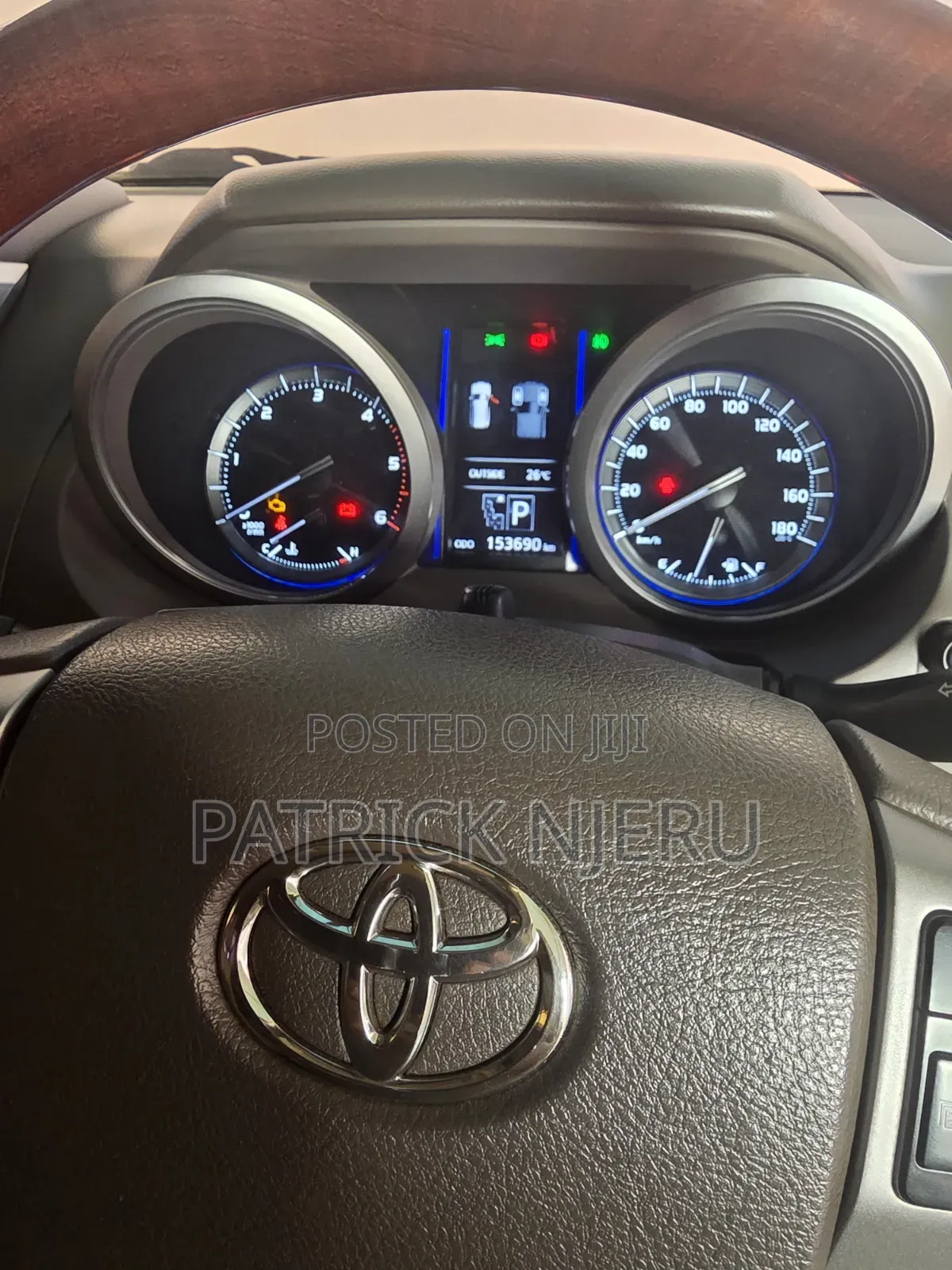 Toyota Land Cruiser Prado 2.8 D-4D 2016 Black