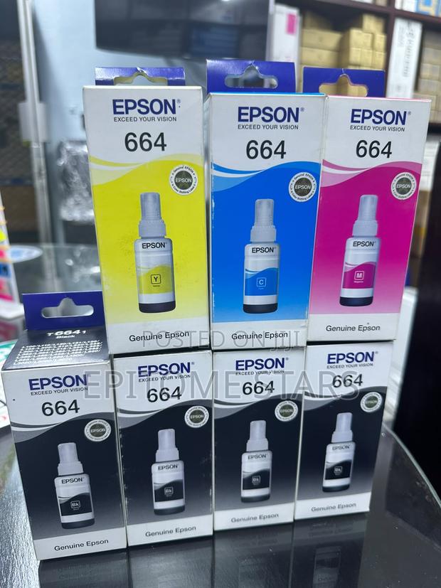 Epson 664 Vibrant Colour & Sharp Black Ink Lasting Performance