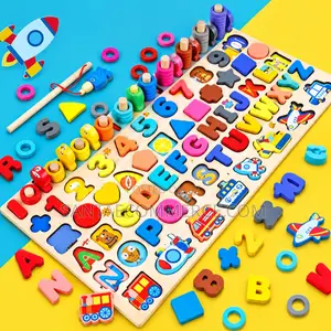 Multi-Functional Montessori Wooden Educational Board