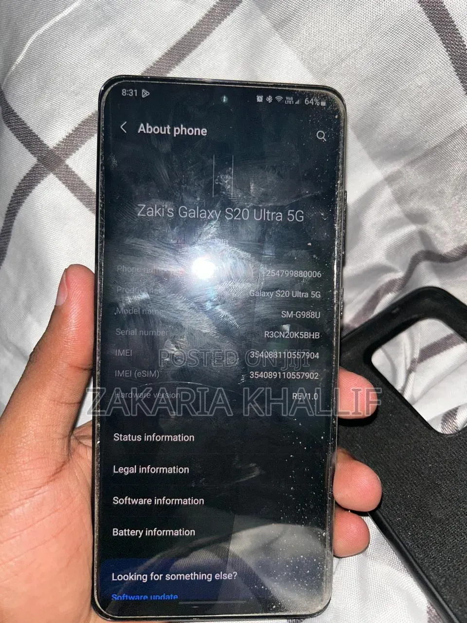 Samsung Galaxy S20 Ultra 5G 512 GB Black