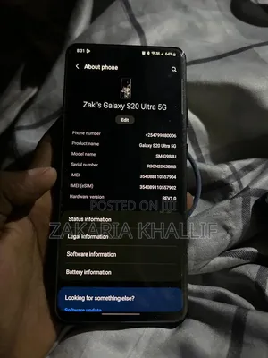 Samsung Galaxy S20 Ultra 5G 512 GB Black