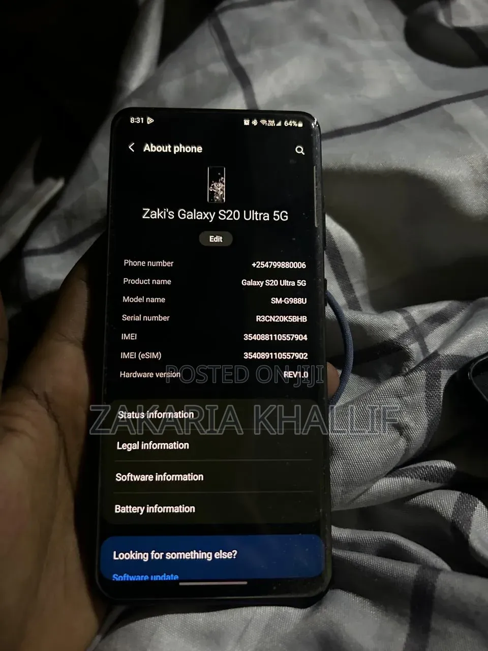 Samsung Galaxy S20 Ultra 5G 512 GB Black