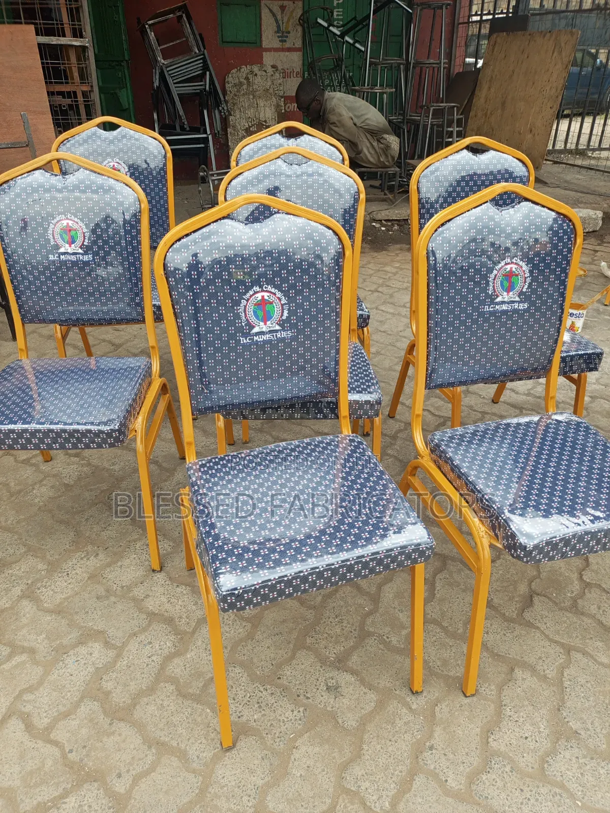 The Blue Conference Seat