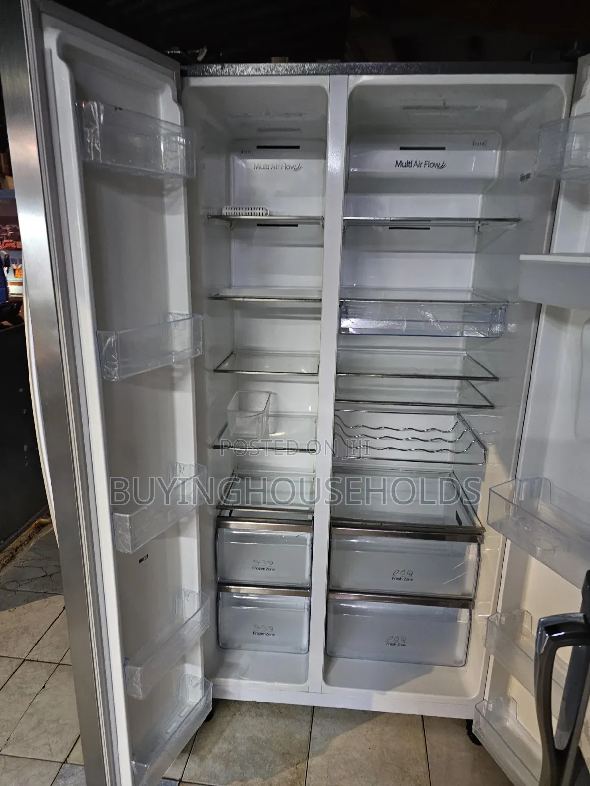 Hisense 500L Side by Side Fridge